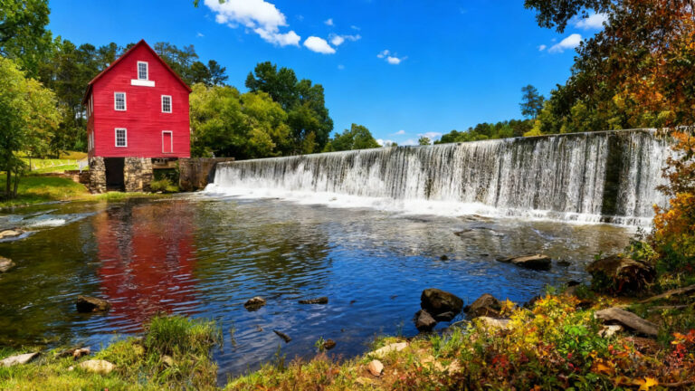 Starr Mill at Fayettville, GA, USA.